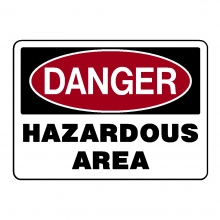 Danger Hazardous Area